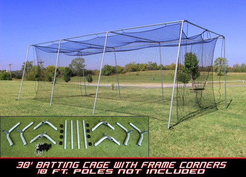 Cimarron 30X12X10 #24 Batting Cage & Frame Corners