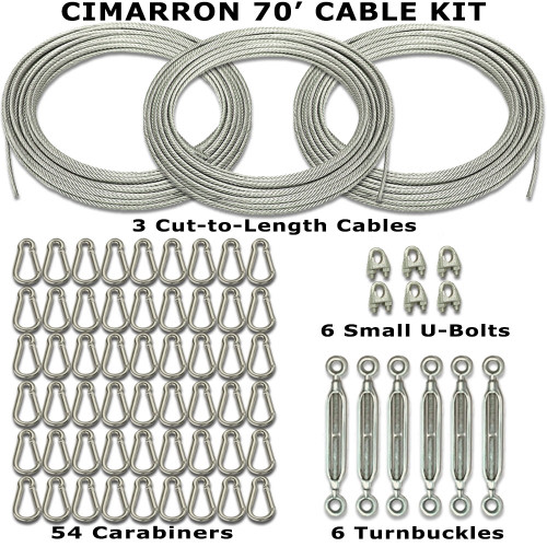 Cimarron Batting Cage 70' Cable Kit