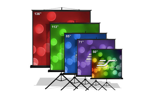 Elite Screens T50SB Tripod B Series 50" 1:1 Maxwhite B Portable Projector Screen