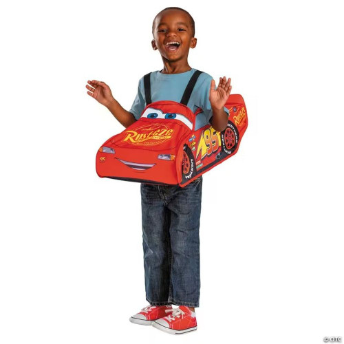 Toddler Cars Lightning Mcqueen Pop-Out Costume - One Size