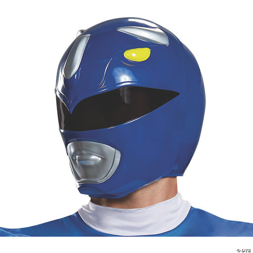 Disguise mens Blue Ranger Helmet Adult Sized Costumes, Blue, Standard US - One