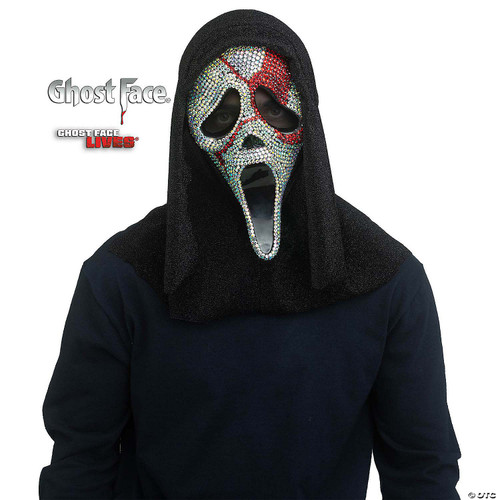 Fun World Ghost Face Bloody Bling Mask Costume