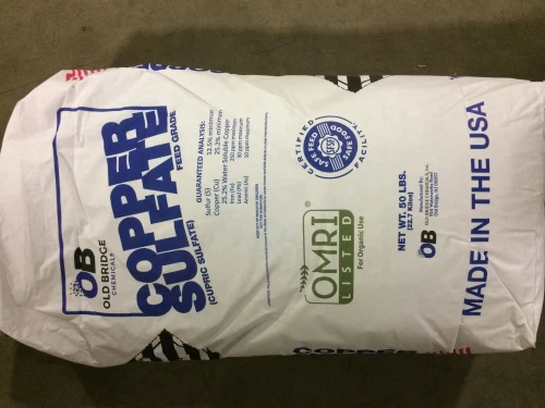 Old Bridge Minerals Copper Sulfate Fine 50 LB