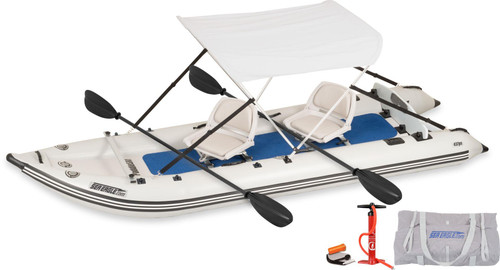 Sea Eagle 437PS (2) Person Swivel Seat Canopy Package