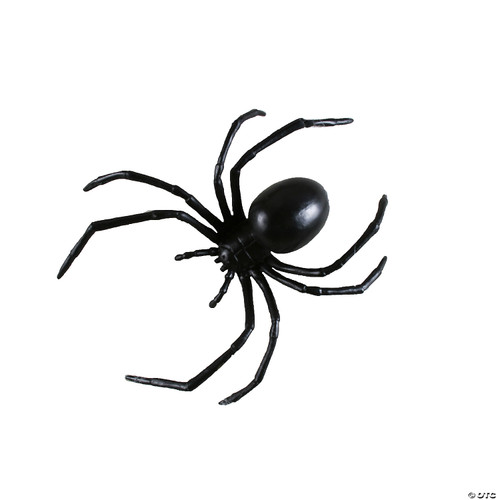 Fun World Black Widow Spider 6Inch