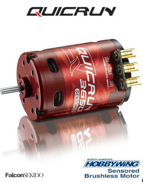 NEW Hobbywing Hwi30404309 Quicrun 3650 G2, 10.5T Sensored Brushless Motor
