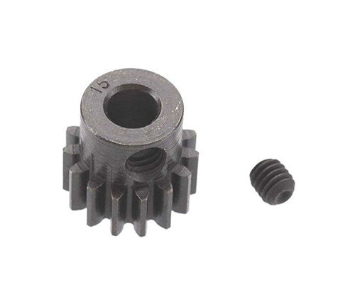 New Robinson Racing Extra Hard 15 Tooth Blackened Steel 32P Pinion 5M/M