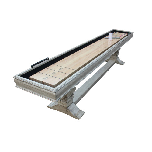 Bluewave Montecito 12-Ft. Shuffleboard Table - Driftwood Finish