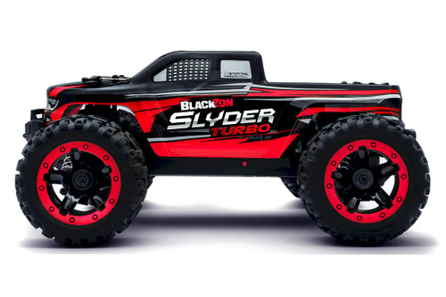 HRP Blackzon Slyder Mt Turbo 1/16 4Wd 2S Brushless Monster Truck - Red