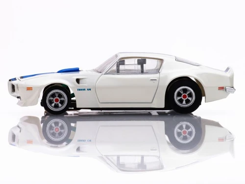 HRP Afx Racing 1970 Firebird Transam White/ Blue Ho Scale Slot Car