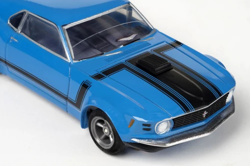HRP Afx Racing Mustang Boss 302 Blue Ho Scale Slot Car
