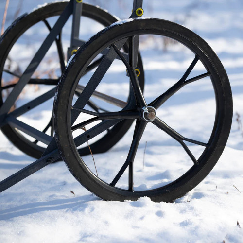 Rivers Edge Steel Wheels With Solid Rubber Tire Tri- Fold Design Game Cart