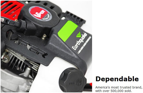 NEW Earthquake 43cc 2-Cycle Viper Engine 1 Person Powerhead Earth Auger