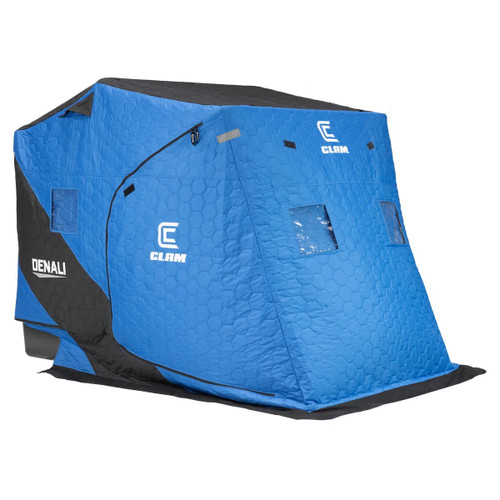 Clam 119650 Fish Trap Series Denali Thermal 2-Person Ice Fishing Shelter