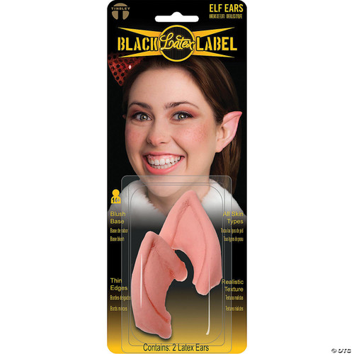 Tinsley Transfers Elf Ears by Black Label Latex - Realistic Latex Prosthetics