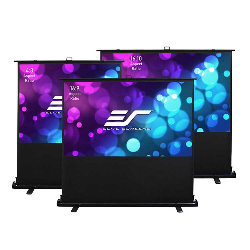 Elite Screens ezCinema 2 95" 16:9 Manual Floor Pull Up Projector Screen