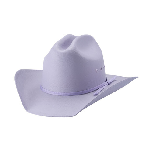 Bullhide Lil' Pardner Collection Buddy Linen Cowboy Hat Lilac Youth Elastic OSFM