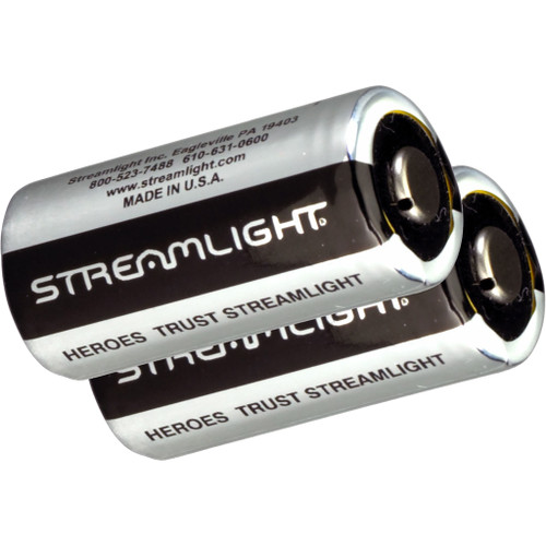 Streamlight Lithium Batteries CR123A 2 Pack