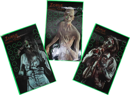 New Benchmaster Zombie 18" By 11.25" Splatter Shooting Targets