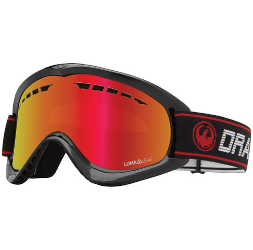 Dragon Alliance Dx Infrared Strape Lumalens Red Ion Lens Goggles