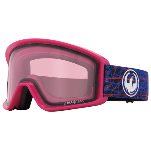 Dragon Alliance Dxt Otg Scribble Strape Lumalens Lt Rose Lens Goggles