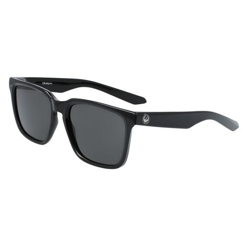 Dragon Alliance Mens Baile Ll Jet Black/Ll Smoke Lens Sunglasses