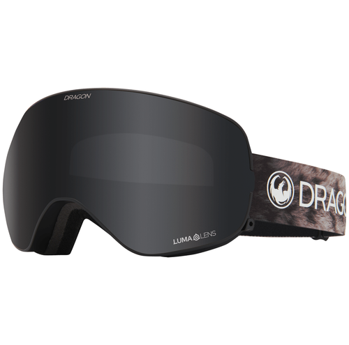 Dragon Alliance X2S-Snowleopard/Lumalens Dark Smoke Lens Goggles In One Size