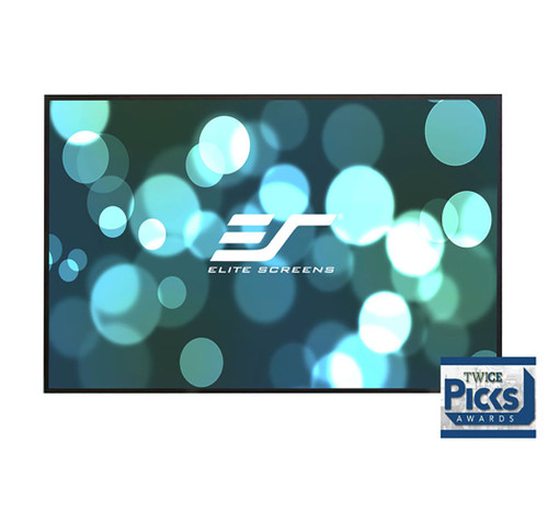 Elite Screens Aeon CLR 123"16:9 Edge Free Fixed Frame Projector Screen