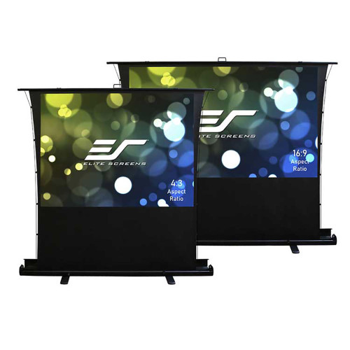Elite Screens ezCinema Tab Tension 92" 16:9 Floor Pull Up Projector Screen