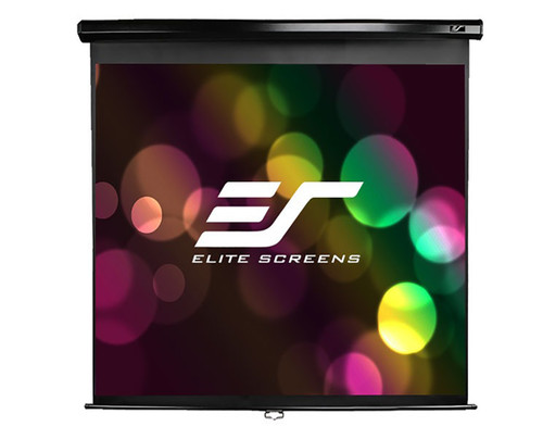 Elite Screens Manual 94" 16:10 Pull Down Manual Projector Screen with AUTO Lock