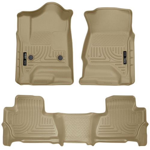 Husky Liners Weatherbeater Front & 2nd Seat Floor Liners Fits 15-2020 Chevrolet