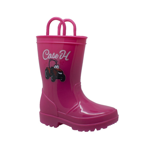 Hypard Children's PVC Boot with Light-Up Outsole Pink Size in 1, M