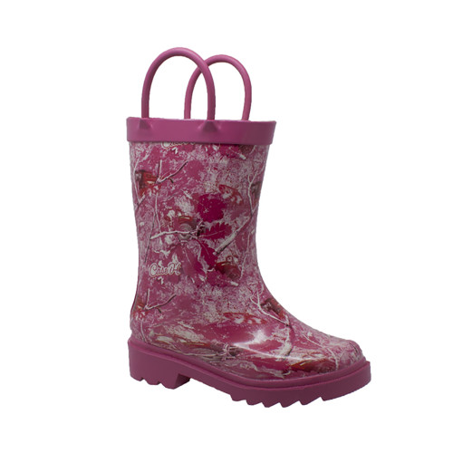 Hypard Toddler's Camo Rubber Boot Pink Size in 10, M