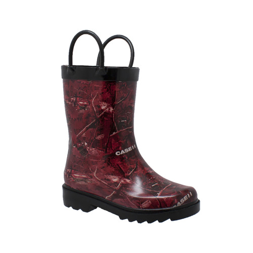 Hypard Toddler's Camo Rubber Boot Red Size in 10, M