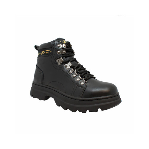 Hypard Women's 6" Steel Toe Work Boot Black Size in 7, M