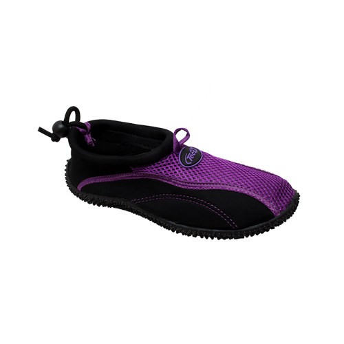 Hypard Women's Aquasock Slip On Purple/Black Shoes Size in 5, M