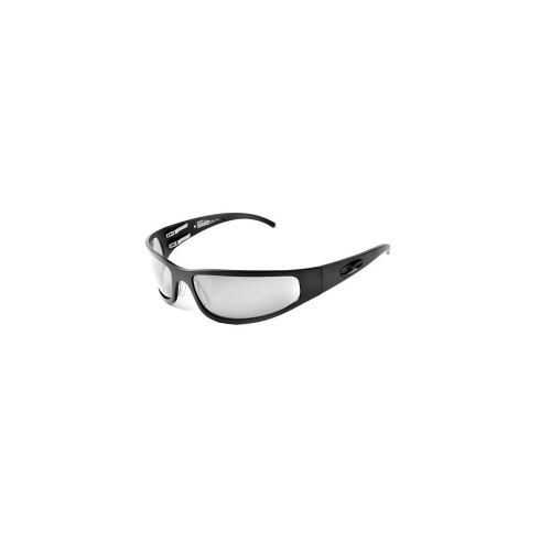 ICICLES Baby Bagger Transition Mirror Lens Sunglasses with Black Flat Frame