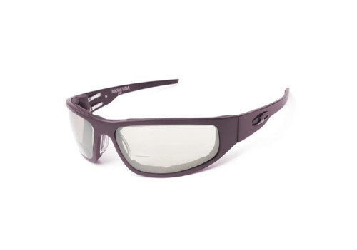 ICICLES Bagger Transition Biofocal Grey Lens Sunglasses with Matte Black Frame