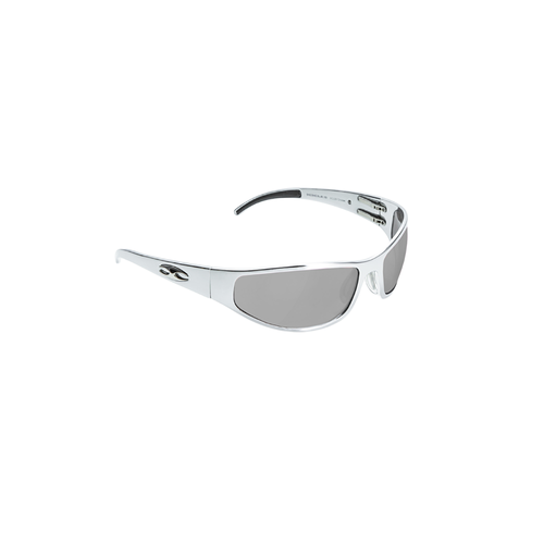 ICICLES Bagger Transition Mirror Lens Sunglasses with Flat Chrome Frame