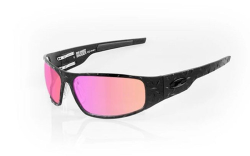 ICICLES Big Daddy Bagger HD Road Sunglasses with Matte Black Diamond