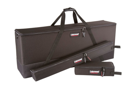 Lakewood Soft-Sided Hard Archery Single 41" Bow Case Combo - Black