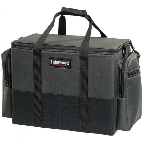 Lakewood Soft-Sided Hard Musky Medium Fishing Tackle Box - Grey