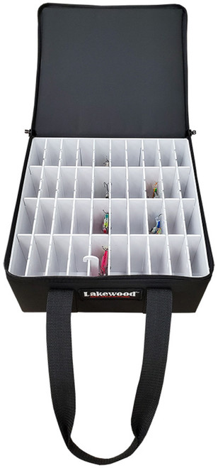 NEW Lakewood Soft-Sided Hard Shad Mate Fishing Lure Case BLACK