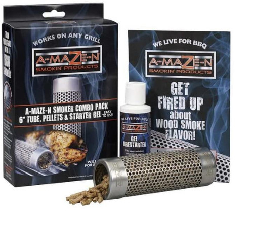 Louisiana Grills A-Maze-N Combo6 Pellets & Starter Gel