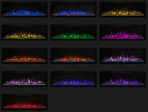 Modern Flames Spectrum Slimline Wall-Mount/Recessed 60" Electric Fireplace