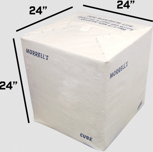 Morrell Cube Archery Target Commercial Indoor Range Field Point Only 24x24x24