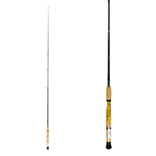 Norsemen Mr. Walleye Series Spining 1-Pc. Rod, 6'6" MED for bass fishing