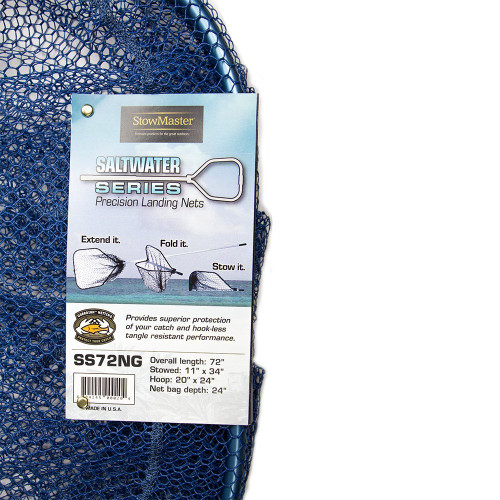New Norsemen StowMaster Saltwater Trout & Bass 72" Net with telescoping handle
