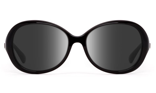 New ONO'S CAT ISLAND Grey Mirror 1.50 Power POLARIZED Black Frame SUNGLASSES