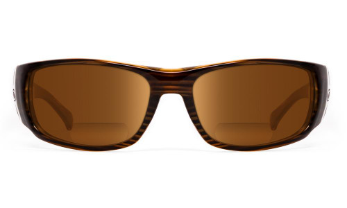 New ONOS Ripia Amber Bifocal +2.50 power Polarized Brown Frame Sunglasses